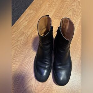 Maison Martin Margiela Black Leather Footwear
